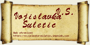 Vojislavka Šuletić vizit kartica